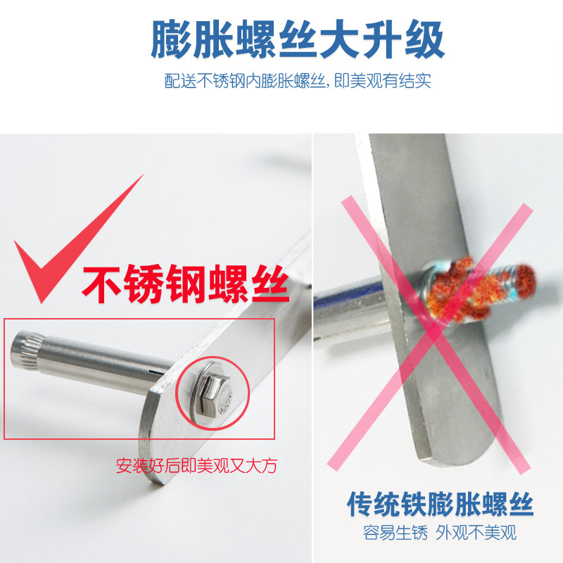 侧墙不锈钢三角支架晾衣架固定式阳台侧装晾衣杆外墙挂壁式晒衣架