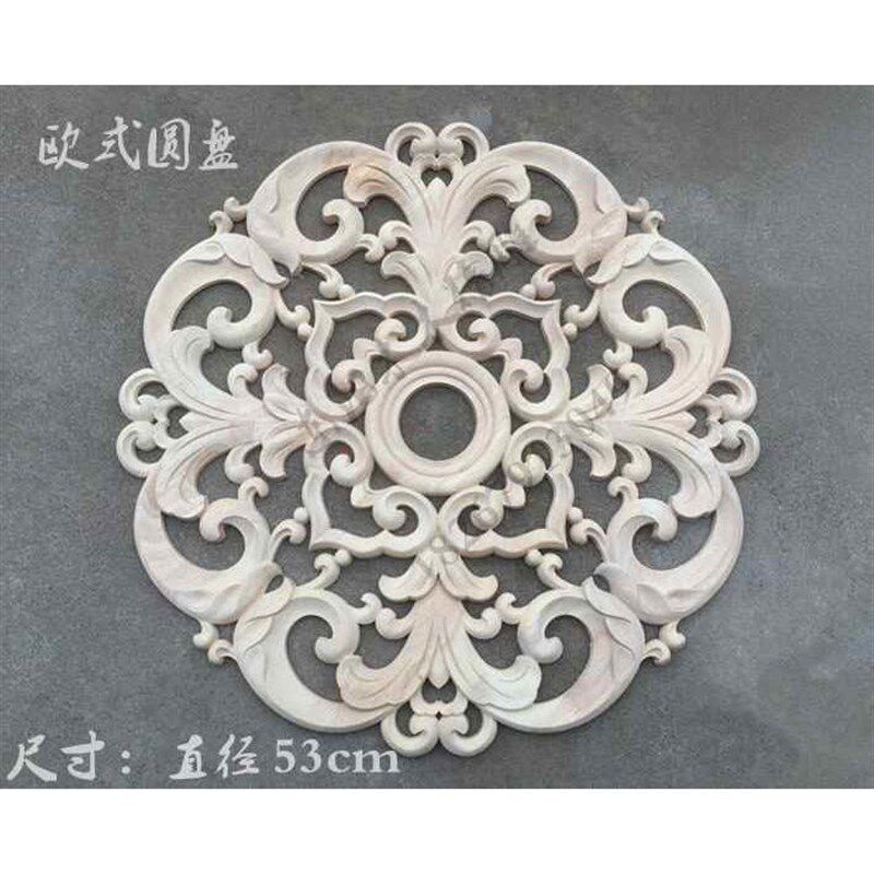 【折扣店】实木家具贴花 欧式圆盘 柜子柜门装饰门花欧式木雕花片