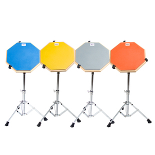 哑鼓垫12寸哑鼓套装 带支架硅胶哑鼓垫练习鼓打击板基本功送哑鼓架