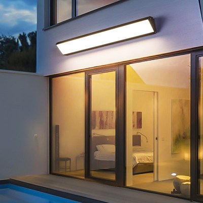 花园壁灯户外超亮餐饮店门口灯阳台灯院外防水灯过道庭院露台条形