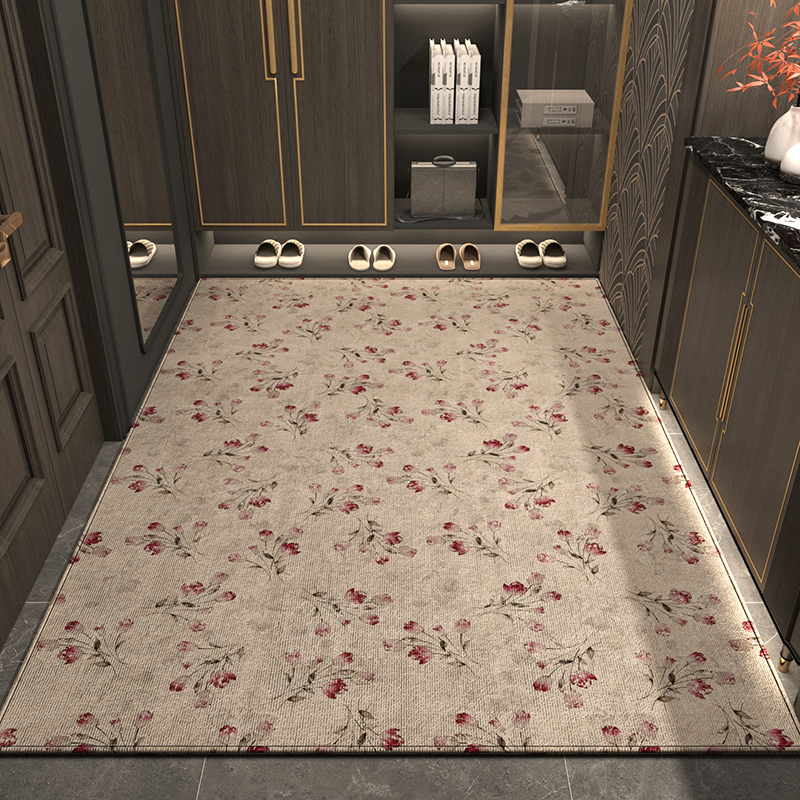 碎花入户门进门地垫门口玄关门垫防滑脚垫客厅地毯可裁剪脚踏垫子