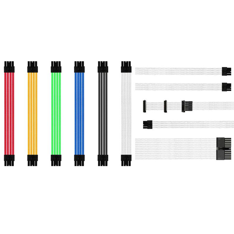 机械大师C24 C26 C34 C28 PRO定制SFX电源模组线硅胶镀银编织包网