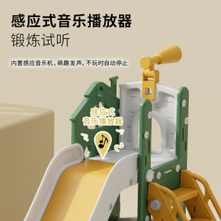 儿童滑滑梯室内家用小型宝宝滑梯折叠多功能小孩玩具家庭游乐场
