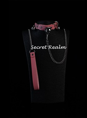 秘境渴望多铃铛项圈皮革puppy牵引绳小众设计K9