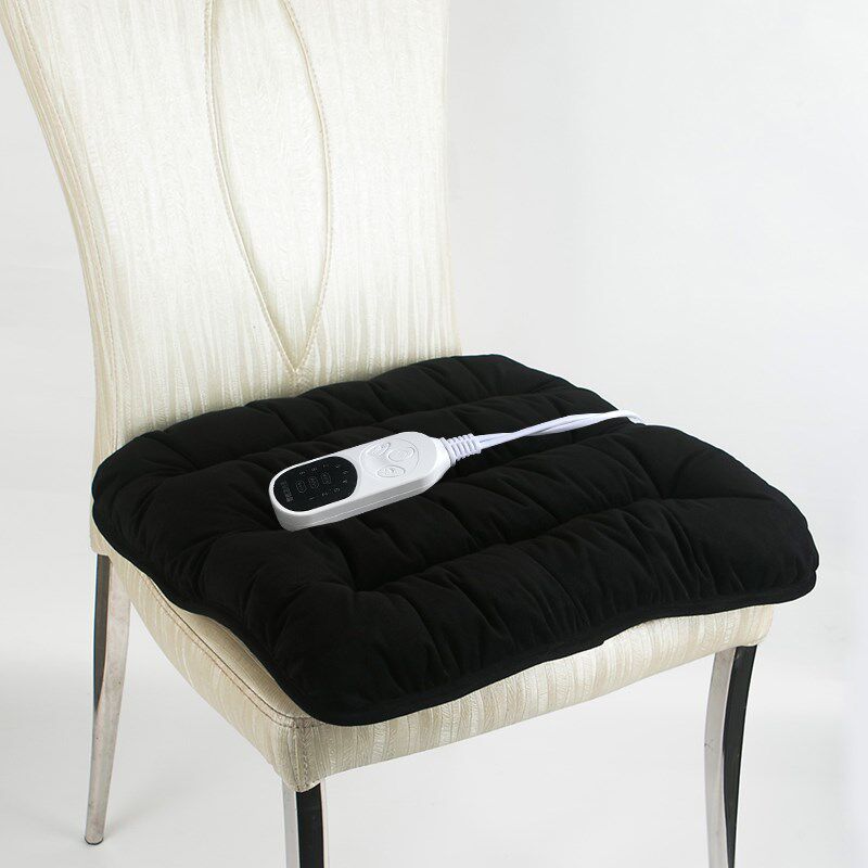 加热坐垫椅子垫办公室座椅加热垫单片冬季保暖毛绒插电发热屁股垫