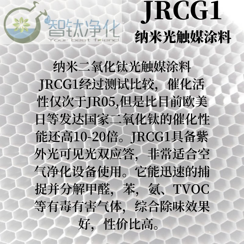 高活性纳米二氧化钛光触媒涂料UV光氧光催化光触媒滤网