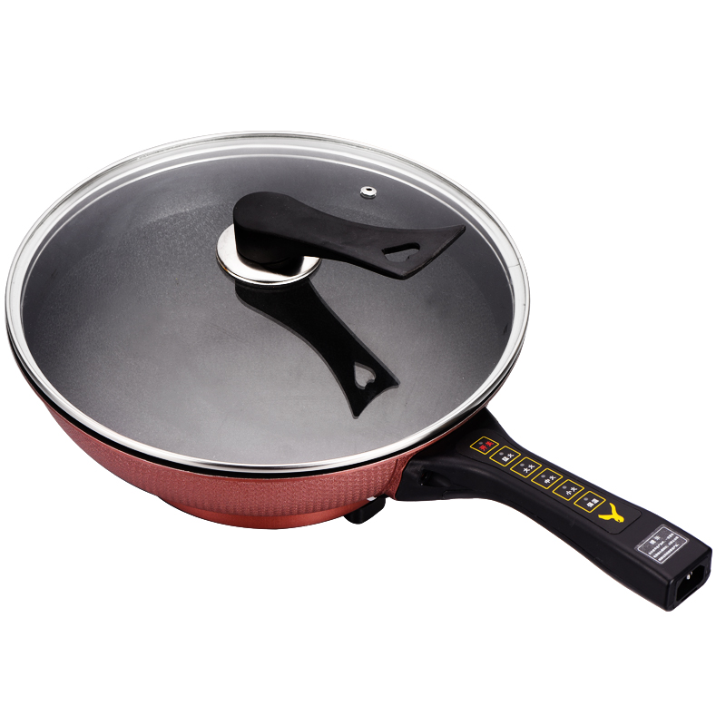易欣电炒锅 多功能电用炒锅家用一体锅宿舍不粘锅电小炒锅炒菜锅