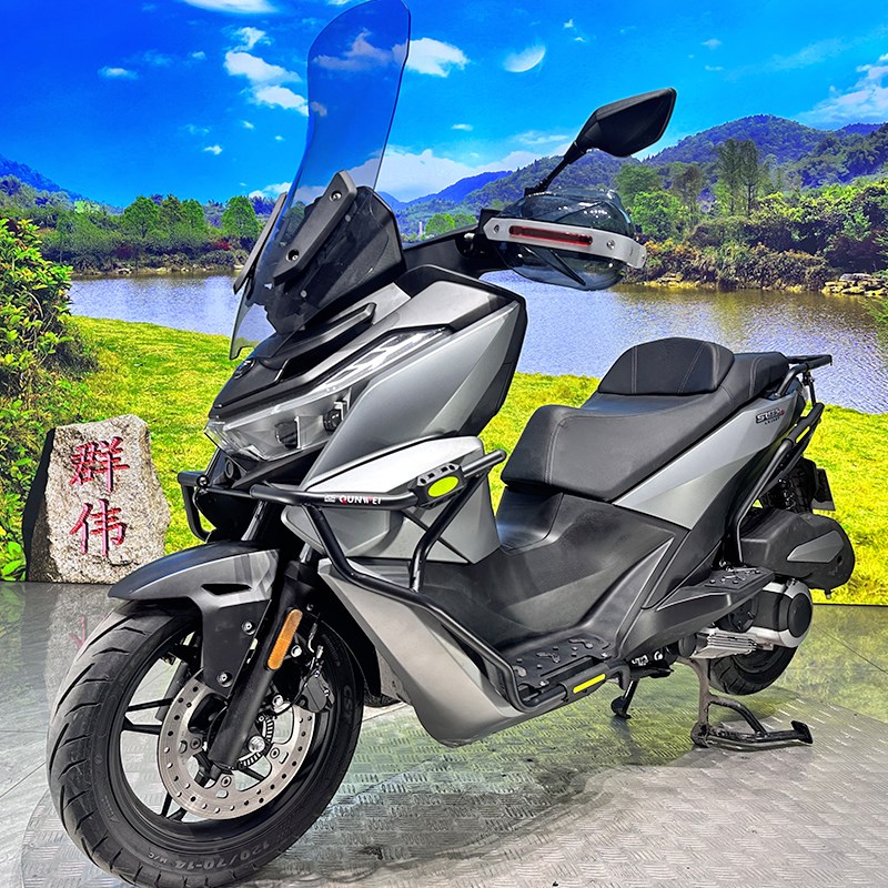 隆鑫无极SR25i0GT保险杠防摔护杠排气管侧护杠LX250T脚踏板配件