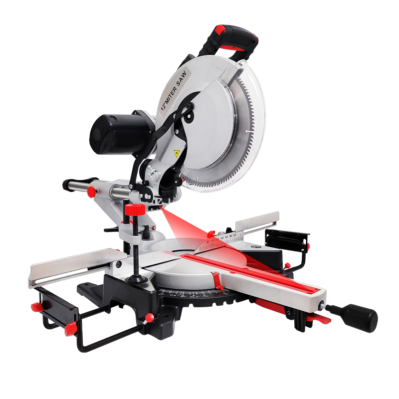 拉杆式切割机g锯铝机8寸10寸12寸铝合金木材不锈钢金属45度界铝机