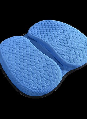 蓝色蜂窝冷凝胶汽车m坐垫夏季夏季冰丝凉垫办公室四季通用舒适座