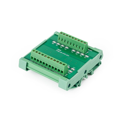 8路漏型正负输入kPLC直流晶体管型输出IO放大板模组模块输出板