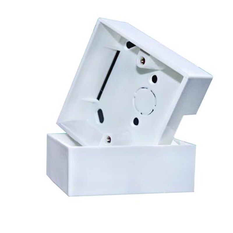 10个 线盒明装k底盒86型明盒插座盒子开关接线盒底座PVC明装盒加