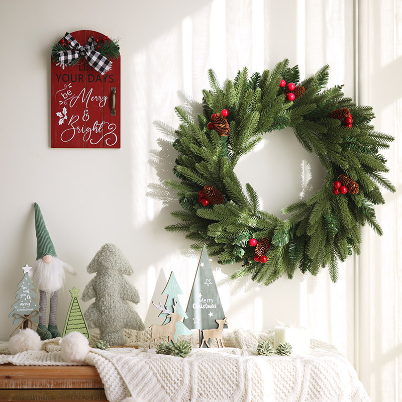 圣诞装饰仿真花环门挂壁挂藤环挂件圣诞节橱窗装饰场景布置道具,节庆用品/礼品,圣诞装饰品,淘宝优惠券,粉丝福利购,淘宝优惠卷