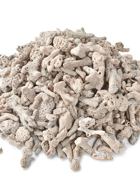 天然大块珊瑚骨滤材鱼缸过滤材料净水珊瑚石净化珊瑚砂过滤沙石