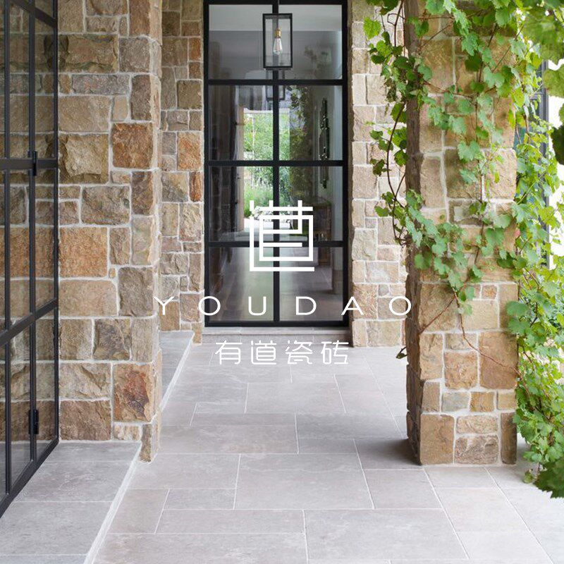 有道 莱姆石g子母砖厨房卫生间古堡砖客厅卧室地砖露台花园防滑砖