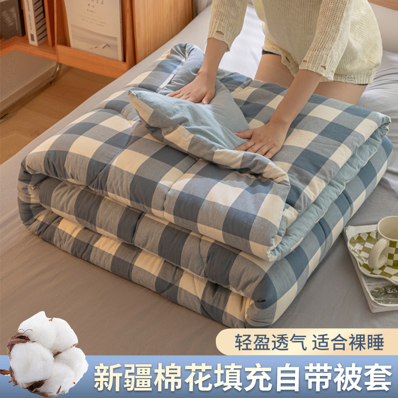 新疆花被芯空调被学生宿舍春秋被全棉加厚保暖冬被棉絮被褥子
