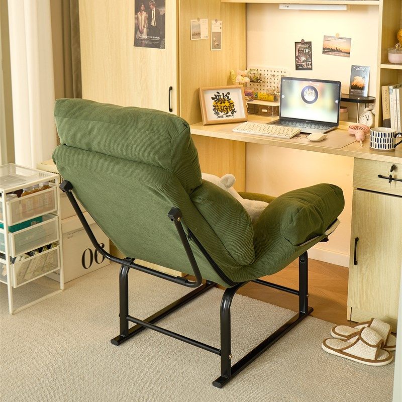 靠背电脑椅人体工学椅子舒服久坐沙发椅宿舍大学生可盘腿书桌凳子