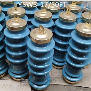 现货供应Y5WS 50FT新型蓝色陶瓷氧化锌避雷器10VKV免维护避雷