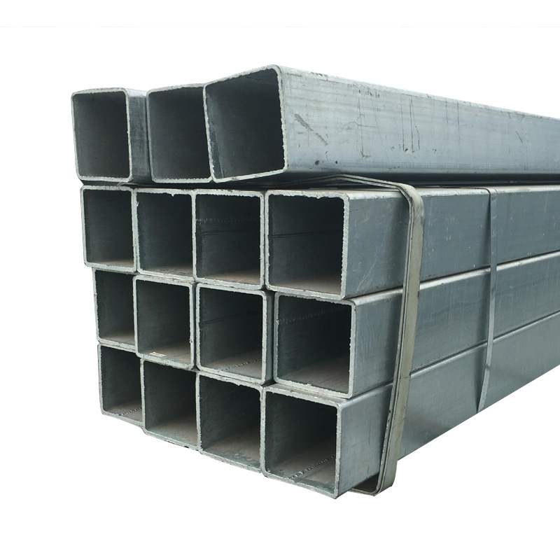 热浸镀锌方管 方矩形管钢材镀锌方通热浸镀锌管100*100冷镀锌型材