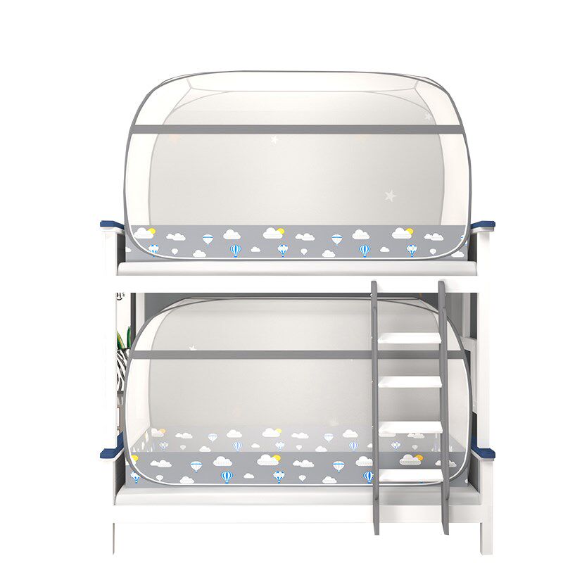 免安装蒙古包蚊帐学生宿舍床帘90x190上下铺子母床单人床纹帐