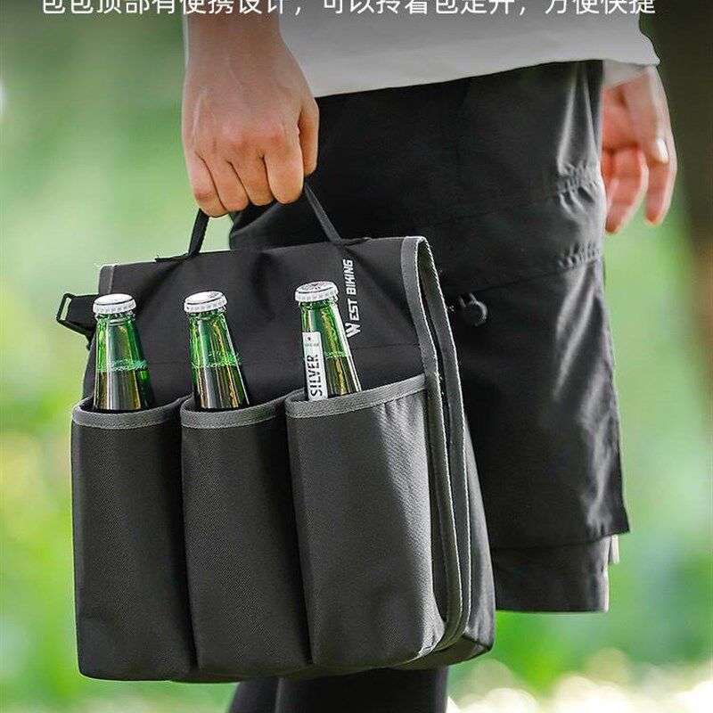 西骑者自行车包饮料包货架驮包山地车后包旅行挂尾包水袋骑行装备