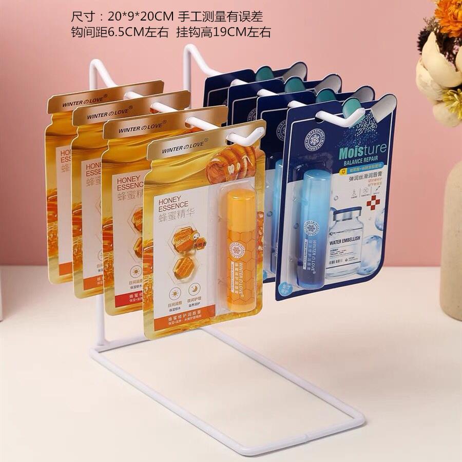 铁艺桌面首饰架耳环收纳层架耳针耳饰挂架唇膏小饰品架子摆摊展示