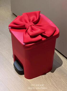 红色结婚用垃圾桶女方陪嫁婚礼家用客厅婚庆乔迁之喜字子孙桶婚房