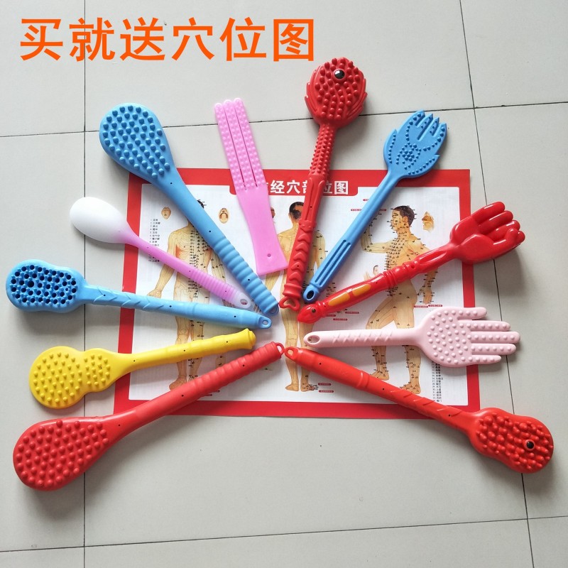 健康经络拍按摩锤拍打棒保健养生敲打敲后背按摩锤捶颈椎全身板