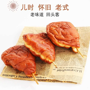 80后熱狗火腿豆沙土豪肉松面包零食早餐整箱 雞腿面包兒時懷舊老式