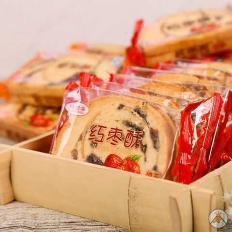 运城特产舜食客红枣馍干脆枣馍片馒头片早餐养胃零食独立小包装