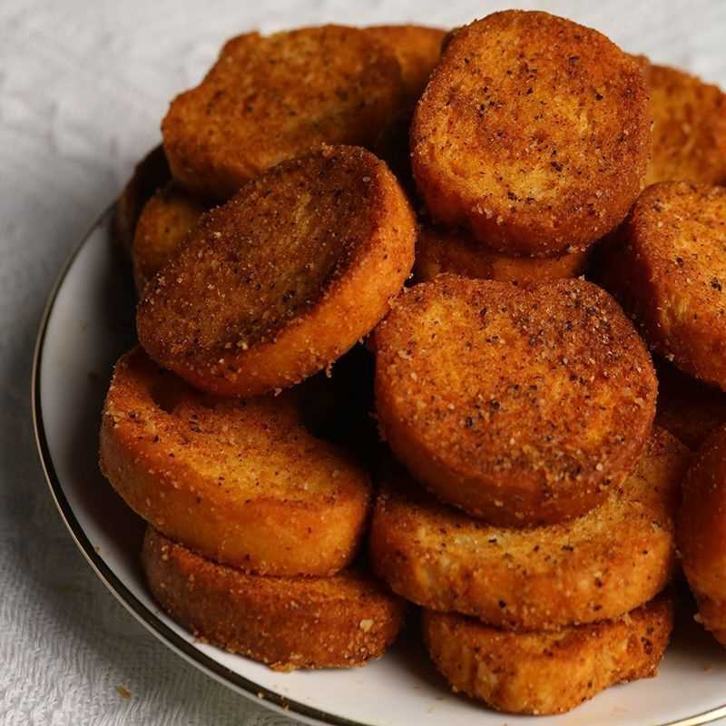 蒜香烤面包片代餐法棍切片手工面包干烤馍办公室休闲零食西式糕点