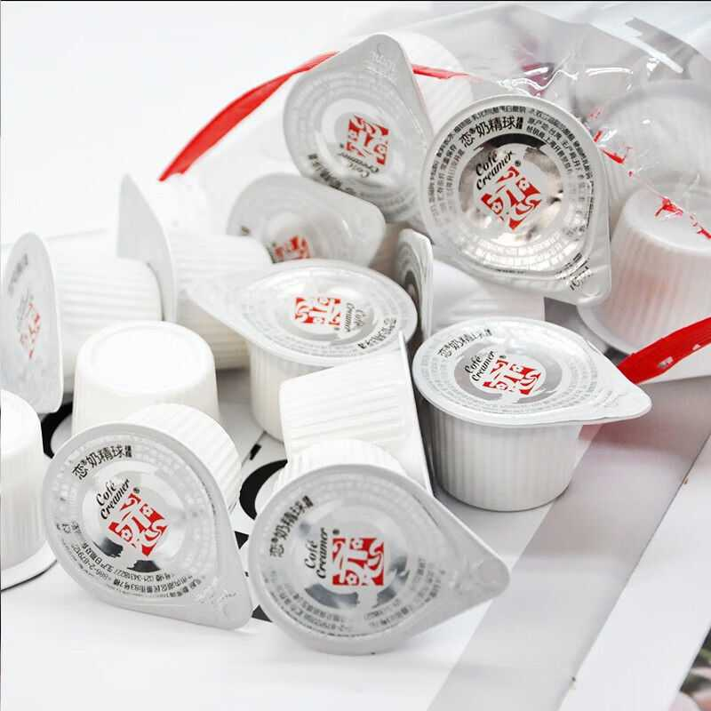 奶球咖啡伴侣奶油球恋奶精球植脂10ml大恋大粒奶糖袋装