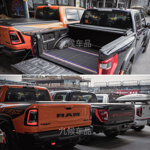 适用21-22款F150 新猛禽改装狼眼个性后玻璃装饰贴纸遮阳单透车贴