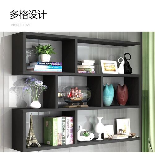 挂墙上吊架置物卧室壁挂式意子墙壁书架悬挂装饰书柜床头挂壁
