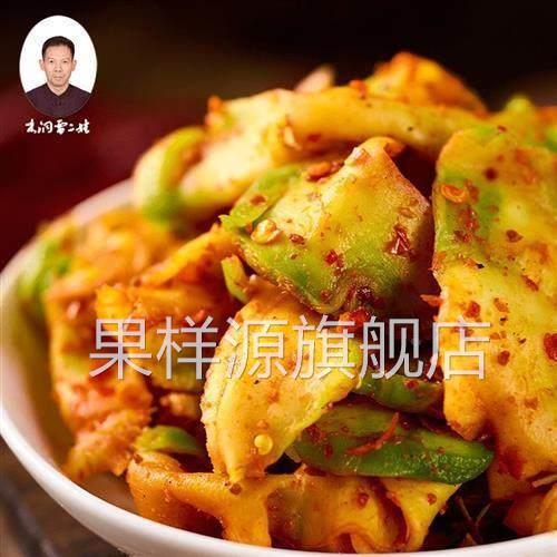 重庆特产木洞雷二娃鲜榨菜片218g麻辣清爽农家开胃下饭菜拌饭即食