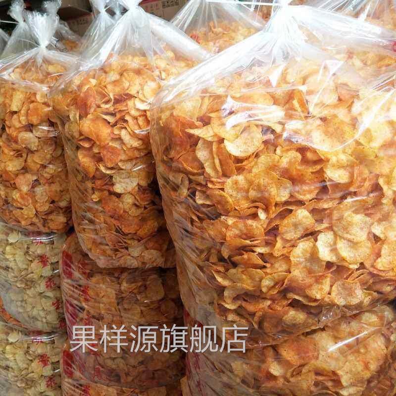 薯片边角料原切香辣土豆片洋芋片薯片散装称斤整箱批大包发贵阳云