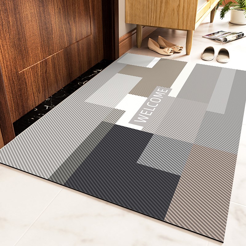 地垫入户门免洗可擦地毯高级门口免洗可擦脚垫进门耐脏可裁剪门垫