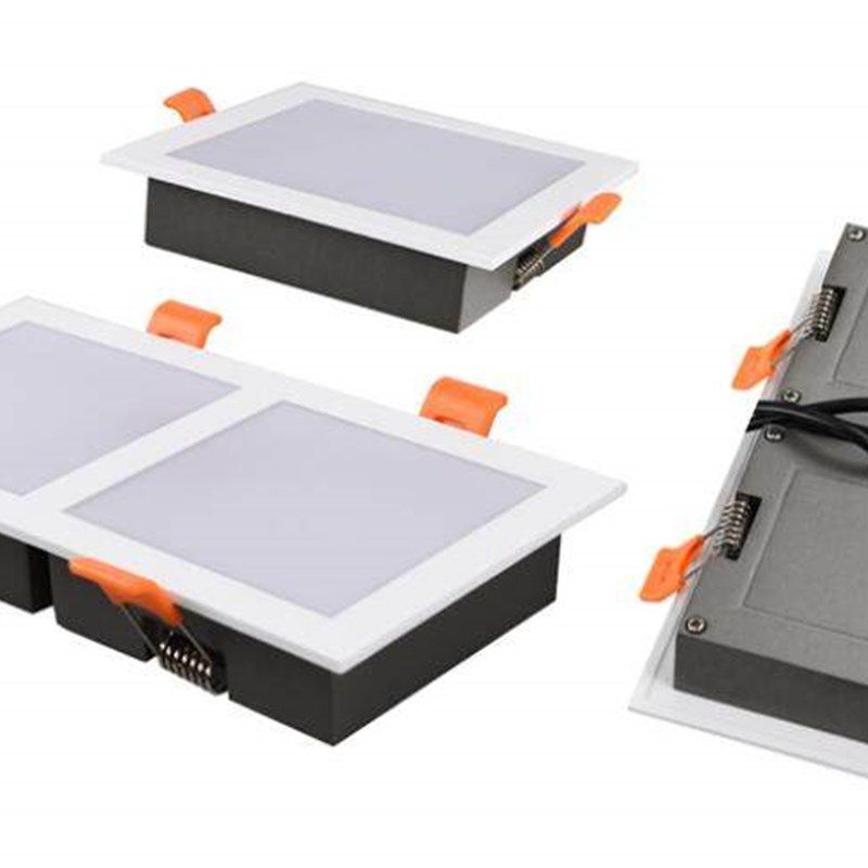 奔豪x321-led筒灯方形7W12W15W20W双头格栅天花基础照明灯具孔灯,家装灯饰光源,嵌入式筒灯,淘宝优惠券,粉丝福利购,淘宝优惠卷