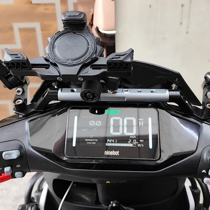 适用九号m395c电动车镜座拓展横杆儿童扶手平衡杆多功能支架配件