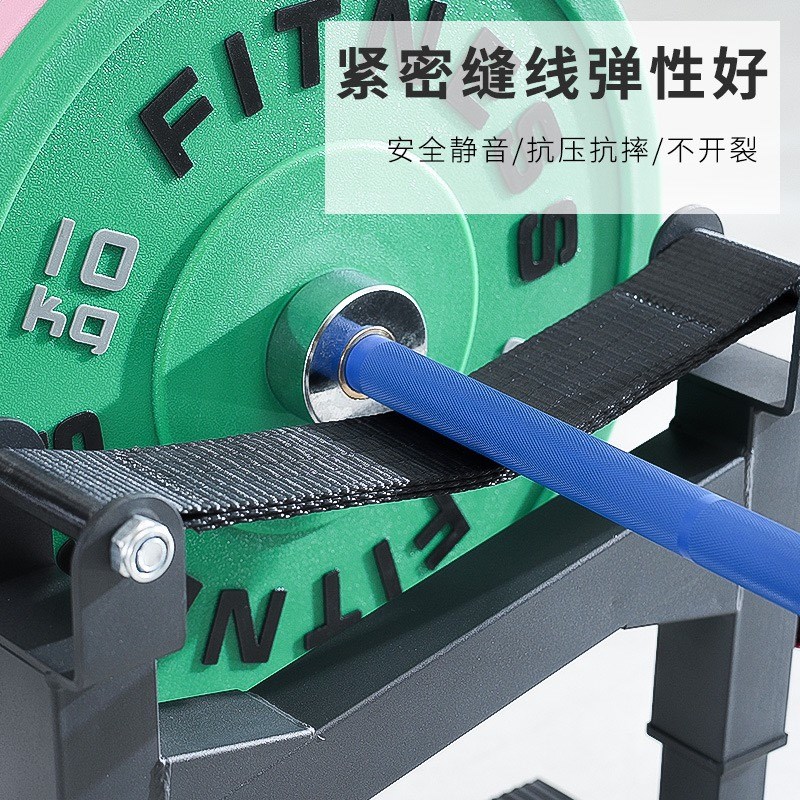 硬拉缓冲台可调节硬拉减震支架家用商用深蹲架举重杠铃杆放置架子