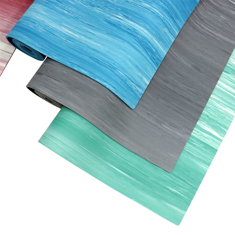 纯橡胶瑜伽垫垫天然橡胶双面防滑耐磨迷彩撞色椰丝运动健身男女垫