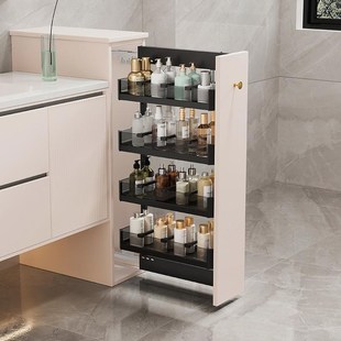 厨房化妆室半g墙柜抽屉式大怪物多层调味高柜深侧拉篮超窄置物架