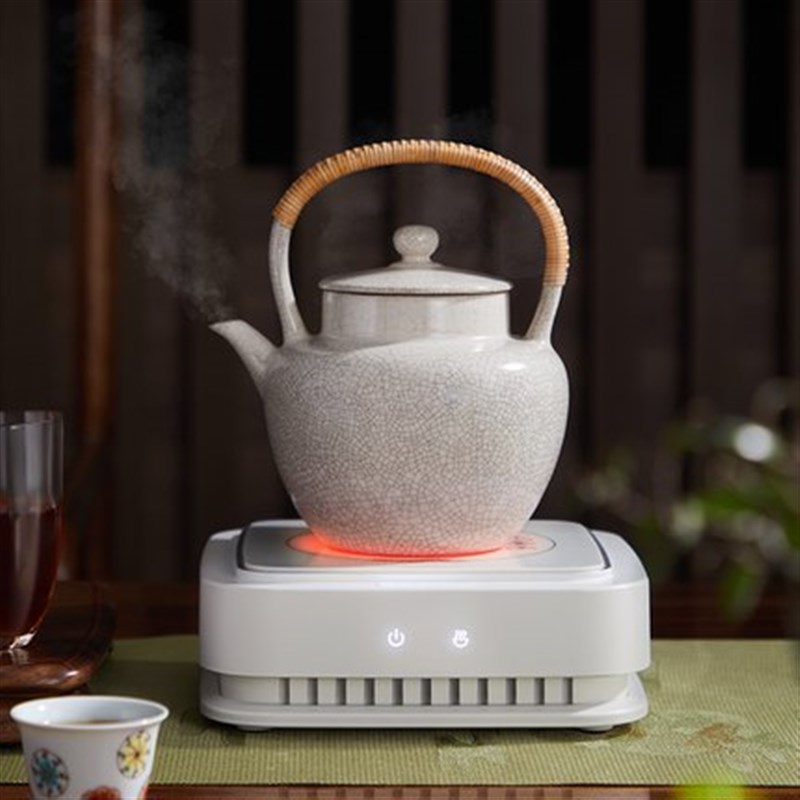 德茗堂电陶炉猫眼三代茶炉迷你静音烧水煮茶电磁炉电热炉光波炉