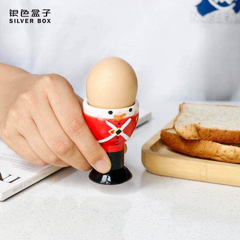 鸡蛋托 托陶瓷卡通蛋托 托杯摆件创意可爱早餐鸡蛋收纳碟碗餐具熟图片