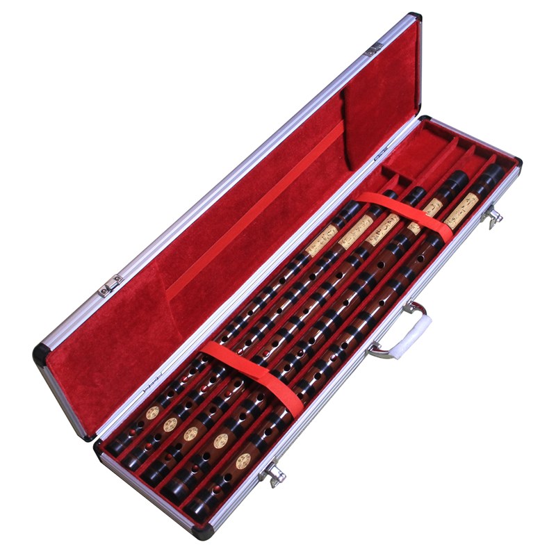 宇声精制一节苦竹笛子 整只套笛五支六支七支  W送铝合金笛盒