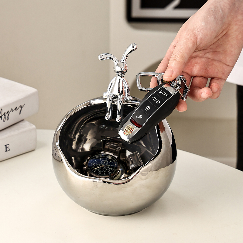 进门入户鞋柜门口入门玄关钥匙收纳摆件桌面客厅玄幻钥匙装饰品