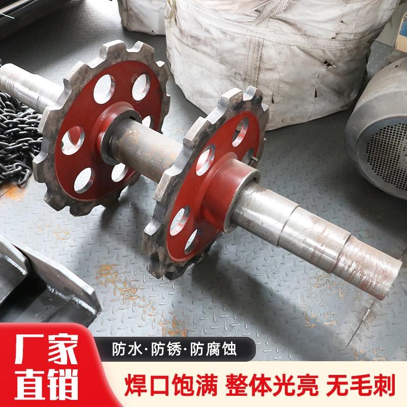 提升机链轮单排双排链轮总成矿用刮板机提升机45不锈钢链轮