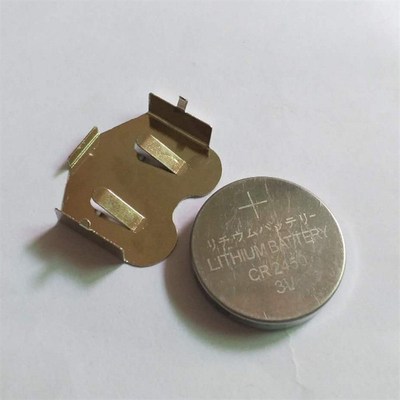 CR2450锰钢电池夹 金属电池扣 电池片厂家