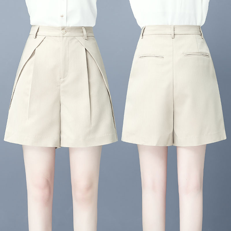五分裤女夏宽松2025年新款高腰显瘦直筒西装短裤女休闲阔腿裤中裤