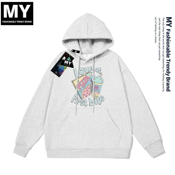 myvm22myvm2025时尚卫衣男女同款宽松圆领连帽开衫亲子情侣卫衣